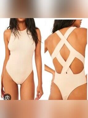 Free People | Crisscross Back Bodysuit